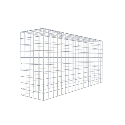 Monteret gabion type 3 200 cm x 100 cm x 50 cm (L x H x D), maskestørrelse 10 cm x 10 cm, C-ring