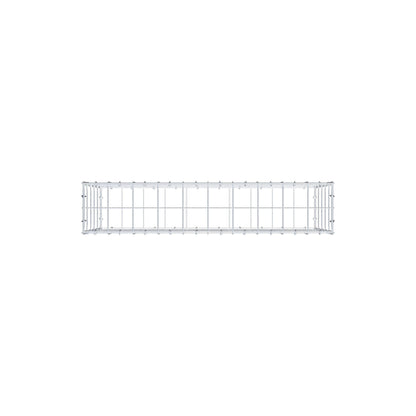 Gabbione 100 cm x 50 cm x 20 cm (L x H x P), maglia 10 cm x 10 cm, anello a C