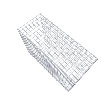 Gavión complementario de tipo 2 100 cm x 70 cm x 40 cm (largo x alto x fondo), malla 5 cm x 5 cm, anillo en C
