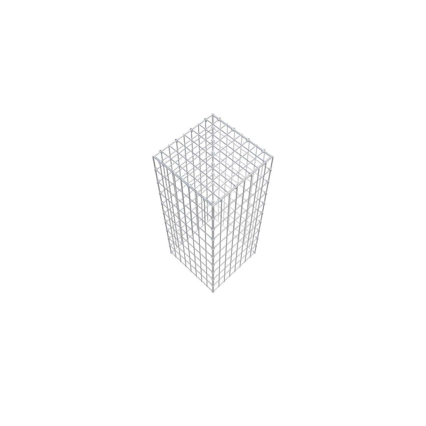 Mounted gabion type 3 100 cm x 40 cm x 40 cm (L x H x D), mesh size 5 cm x 10 cm, C-ring