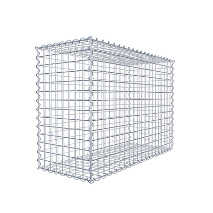 Gabione 100 cm x 70 cm x 40 cm (L x H x T), Maschenweite 5 cm x 5 cm, Spirale