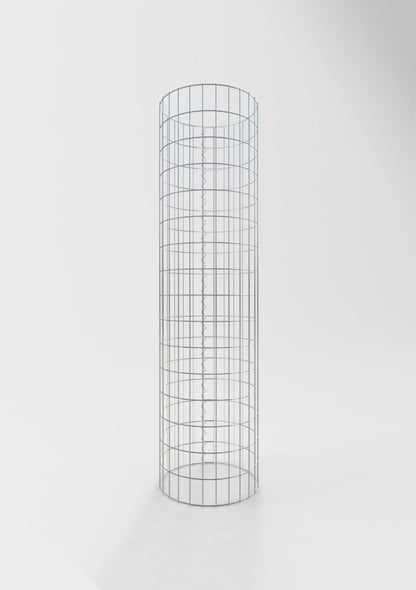 Gabionensäule rund 42 cm Durchmesser, 160 cm Höhe, Maschenweite 5 cm x 10 cm