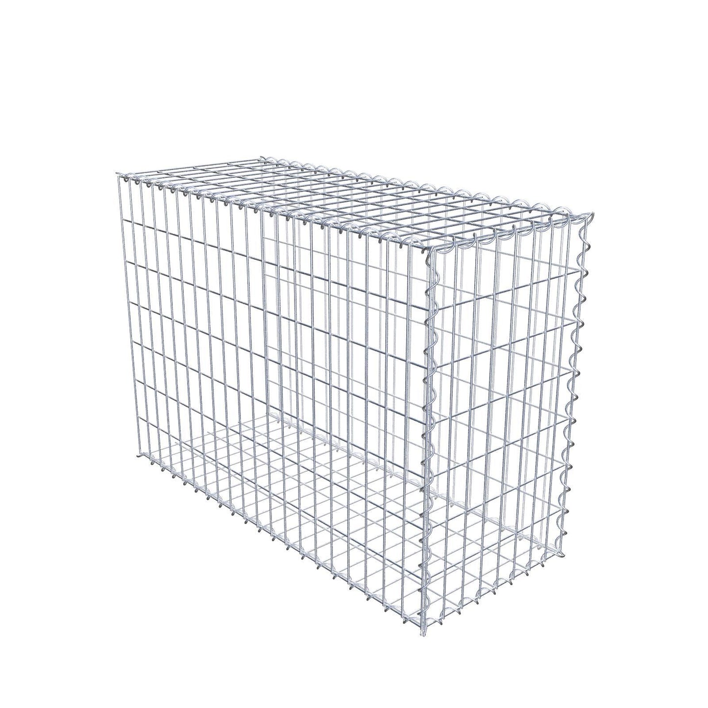 Add-on schanskorf type 2 100 cm x 70 cm x 40 cm (L x H x D), maaswijdte 5 cm x 10 cm, spiraalvormig