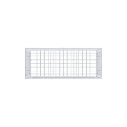 Gavión 100 cm x 50 cm x 40 cm (L x A x P), luz de malla 5 cm x 5 cm, anillo en C