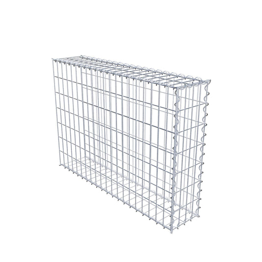 Opvokset gabion type 2 100 cm x 70 cm x 20 cm (L x H x D), maskestørrelse 5 cm x 10 cm, spiral