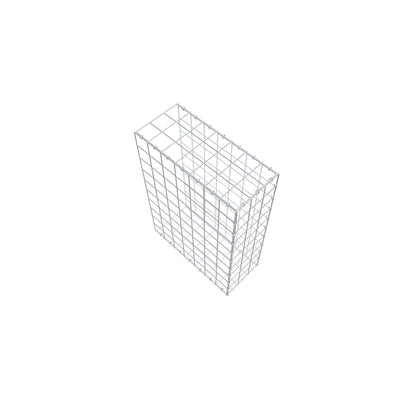 Mounted gabion type 2 100 cm x 70 cm x 30 cm (L x H x D), mesh size 10 cm x 10 cm, C-ring