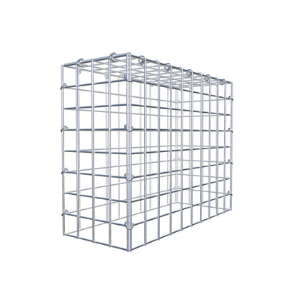 Mounted gabion type 3 50 cm x 40 cm x 20 cm (L x H x D), mesh size 5 cm x 5 cm, C-ring