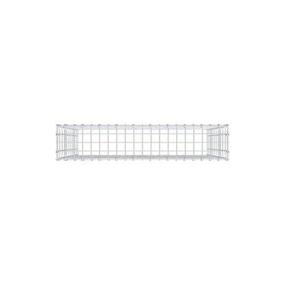 Gabbione aggiuntivo di tipo 3 100 cm x 100 cm x 20 cm (L x H x P), maglia 5 cm x 10 cm, anello a C