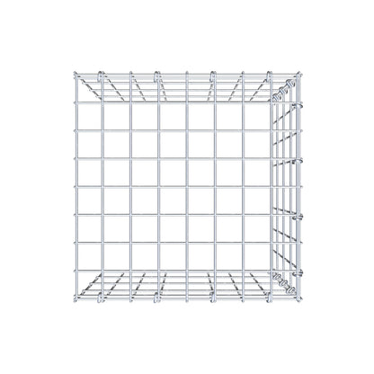 Add-on schanskorf type 4 40 cm x 40 cm x 40 cm (L x H x D), maaswijdte 5 cm x 10 cm, C-ring