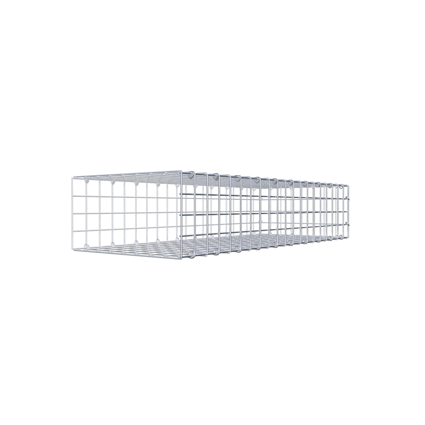 Fourche rapportée type 2 100 cm x 20 cm x 40 cm (L x H x P), mailles 5 cm x 5 cm, anneau C