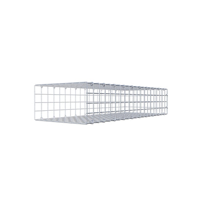 Fourche rapportée type 2 100 cm x 20 cm x 40 cm (L x H x P), mailles 5 cm x 5 cm, anneau C