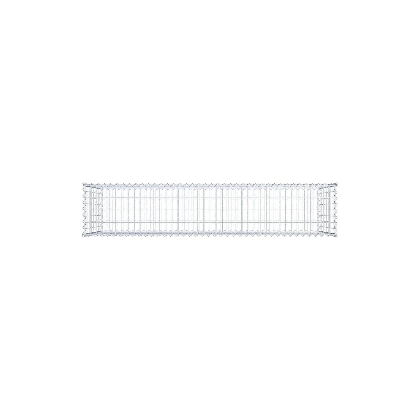 Gavión 200 cm x 100 cm x 40 cm (L x A x P), luz de malla 5 cm x 10 cm, en espiral