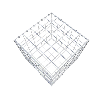 Gabion 50 cm x 50 cm x 50 cm (L x H x D), maskestørrelse 10 cm x 10 cm, C-ring