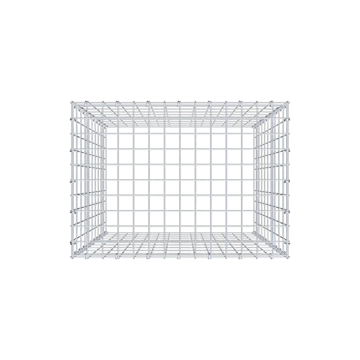 Fourche rapportée type 3 100 cm x 70 cm x 50 cm (L x H x P), mailles 5 cm x 10 cm, anneau C