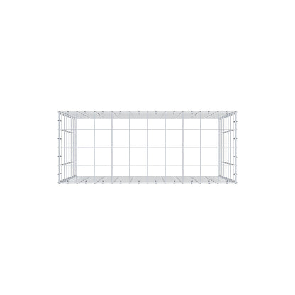 Fourche rapportée type 3 100 cm x 70 cm x 40 cm (L x H x P), mailles 10 cm x 10 cm, anneau en C