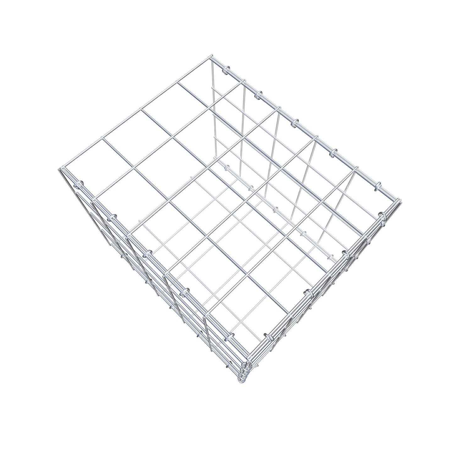 Pila adicional tipo 2 50 cm x 40 cm x 40 cm (L x A x P), malla 10 cm x 10 cm, anillo en C