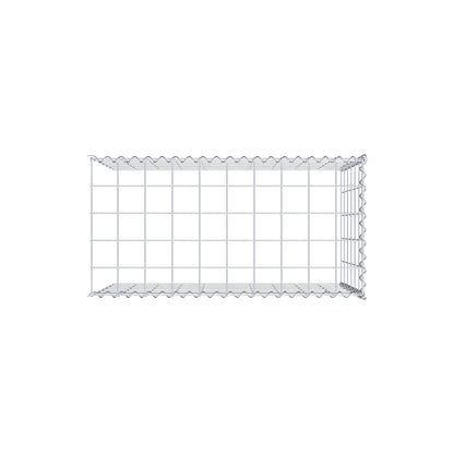 Gabbione aggiuntivo tipo 4 100 cm x 60 cm x 50 cm (L x A x P), maglia 10 cm x 10 cm, spirale