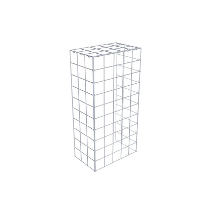 Gavión complementario de tipo 4 100 cm x 30 cm x 50 cm (L x A x P), malla 10 cm x 10 cm, anillo en C