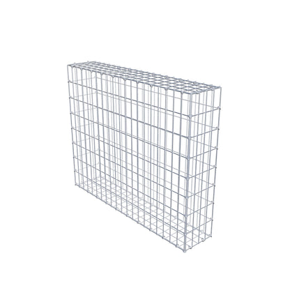 Gabione 100 cm x 80 cm x 20 cm (L x H x T), Maschenweite 5 cm x 10 cm, C-Ring