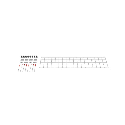 Decorative trellis / trellis (including mounting material) mesh size 5 x 5 cm