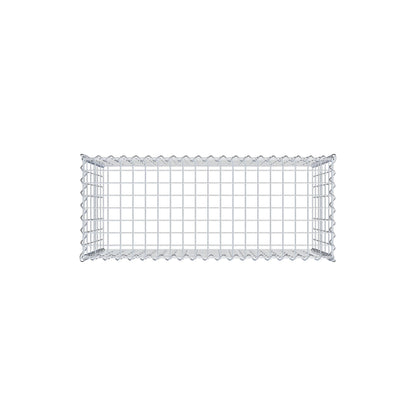 Gabbione aggiuntivo tipo 3 100 cm x 60 cm x 40 cm (L x H x P), maglia 5 cm x 10 cm, spirale