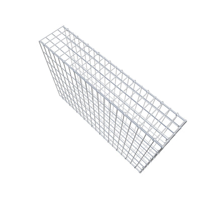Monteret gabion type 2 100 cm x 70 cm x 20 cm, maskestørrelse 5 cm x 10 cm, C-ring