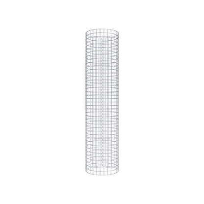 Gabionpelare rund 47 cm diameter, 200 cm höjd, maskstorlek 5 cm x 5 cm