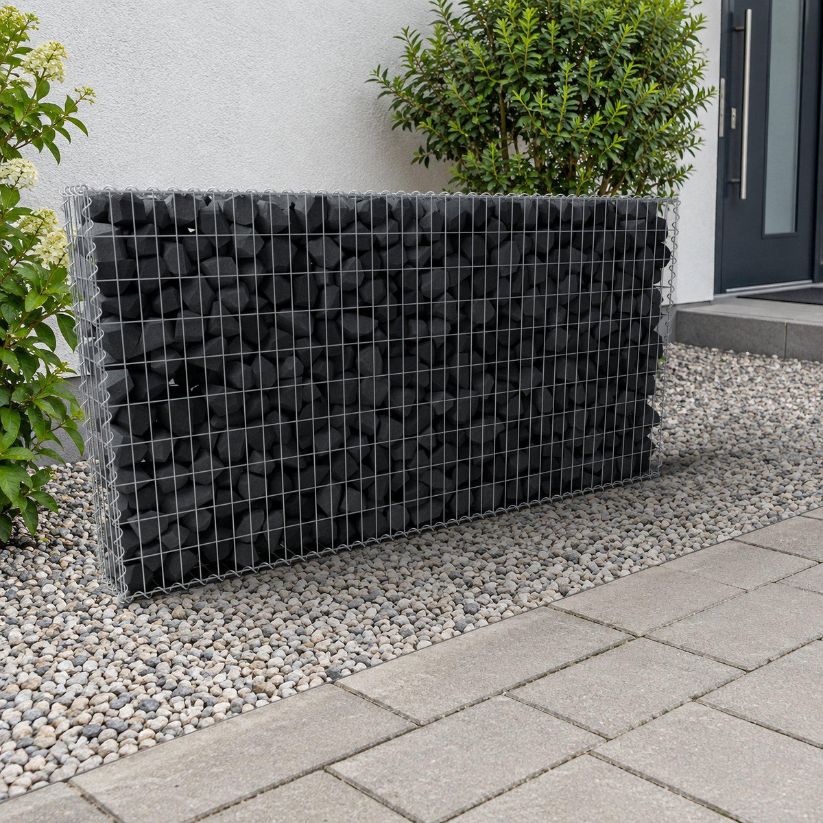 Gabion 200 cm x 100 cm x 20 cm (L x H x P), mailles 5 cm x 10 cm, spirale