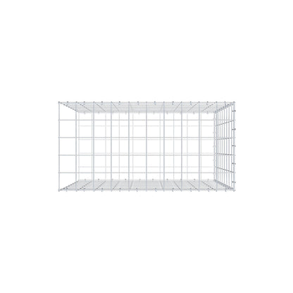 Fourche rapportée type 2 100 cm x 90 cm x 50 cm (L x H x P), mailles 10 cm x 10 cm, anneau en C