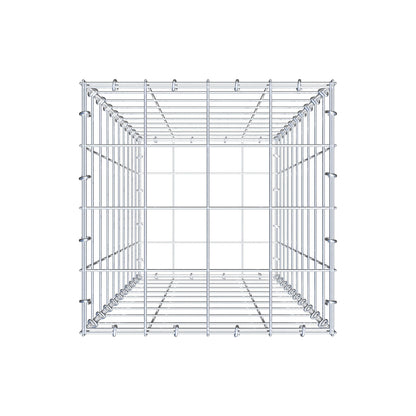 Gabion 100 cm x 40 cm x 40 cm (L x H x D), maskestørrelse 10 cm x 10 cm, C-ring
