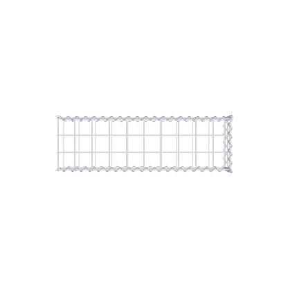 Extra gabion typ 2 100 cm x 20 cm x 30 cm (L x H x D), maskstorlek 10 cm x 10 cm, spiral
