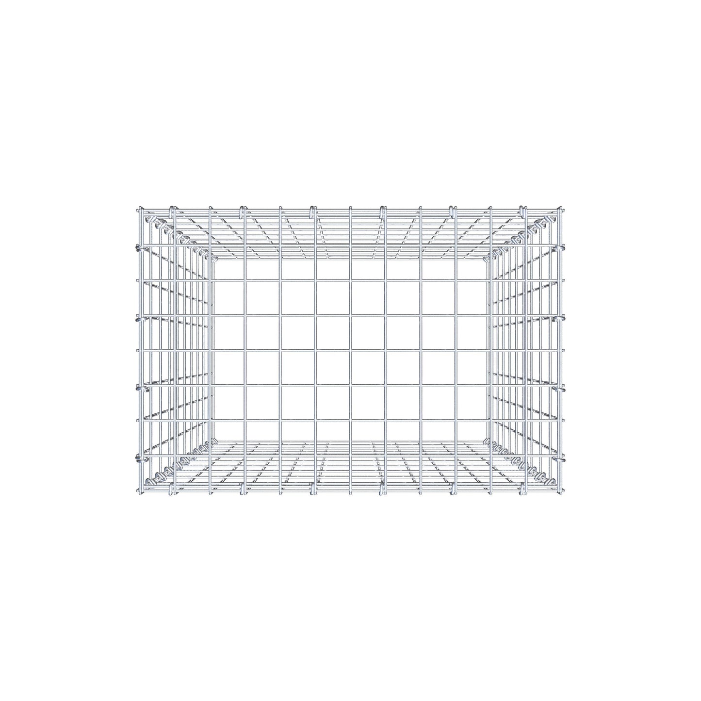 Fourche rapportée type 3 100 cm x 60 cm x 40 cm (L x H x P), mailles 5 cm x 10 cm, anneau C