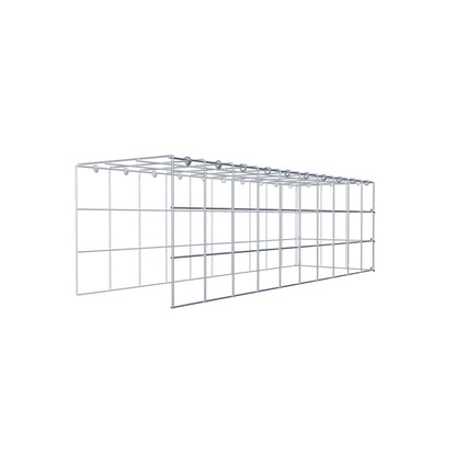 Extra gabion typ 4 100 cm x 30 cm x 30 cm (L x H x D), maskstorlek 10 cm x 10 cm, C-ring