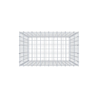 Schanskorf 100 cm x 70 cm x 40 cm (L x H x D), maaswijdte 5 cm x 10 cm, C-ring