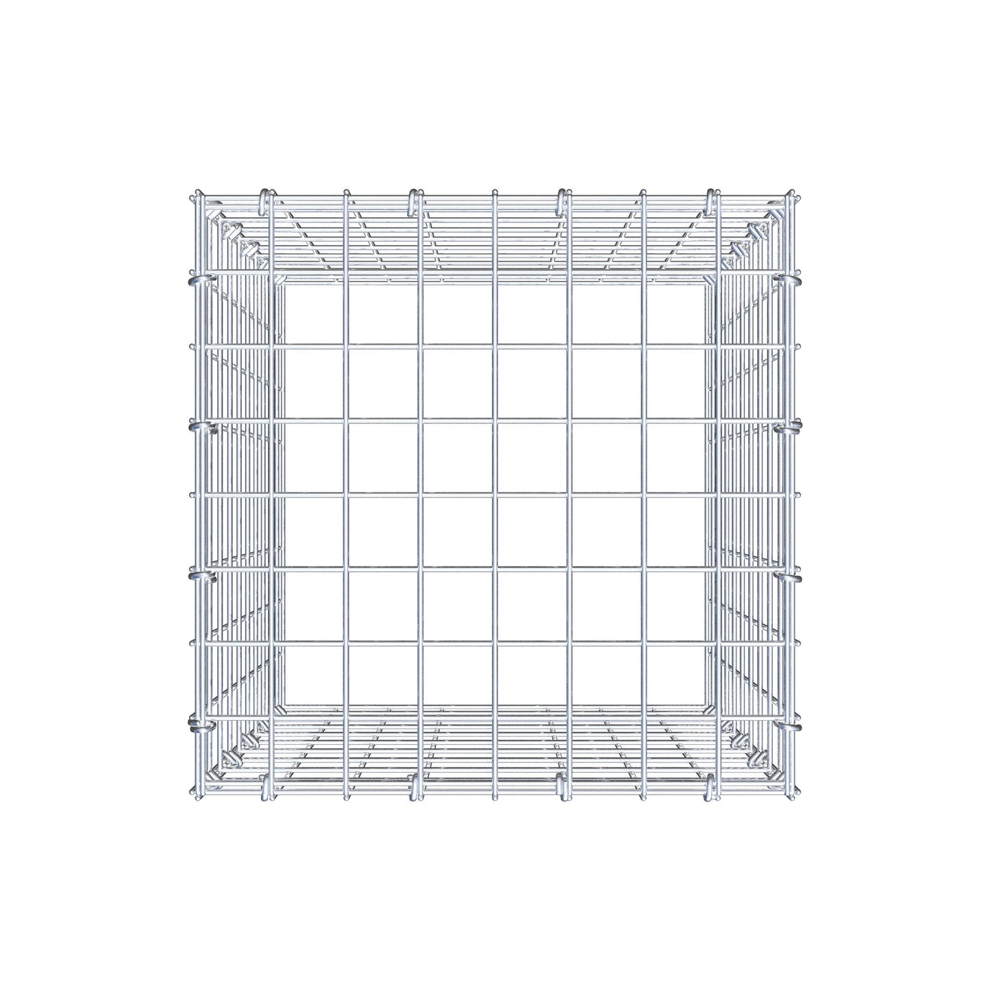 Fourche rapportée type 3 50 cm x 40 cm x 40 cm (L x H x P), mailles 5 cm x 5 cm, anneau C