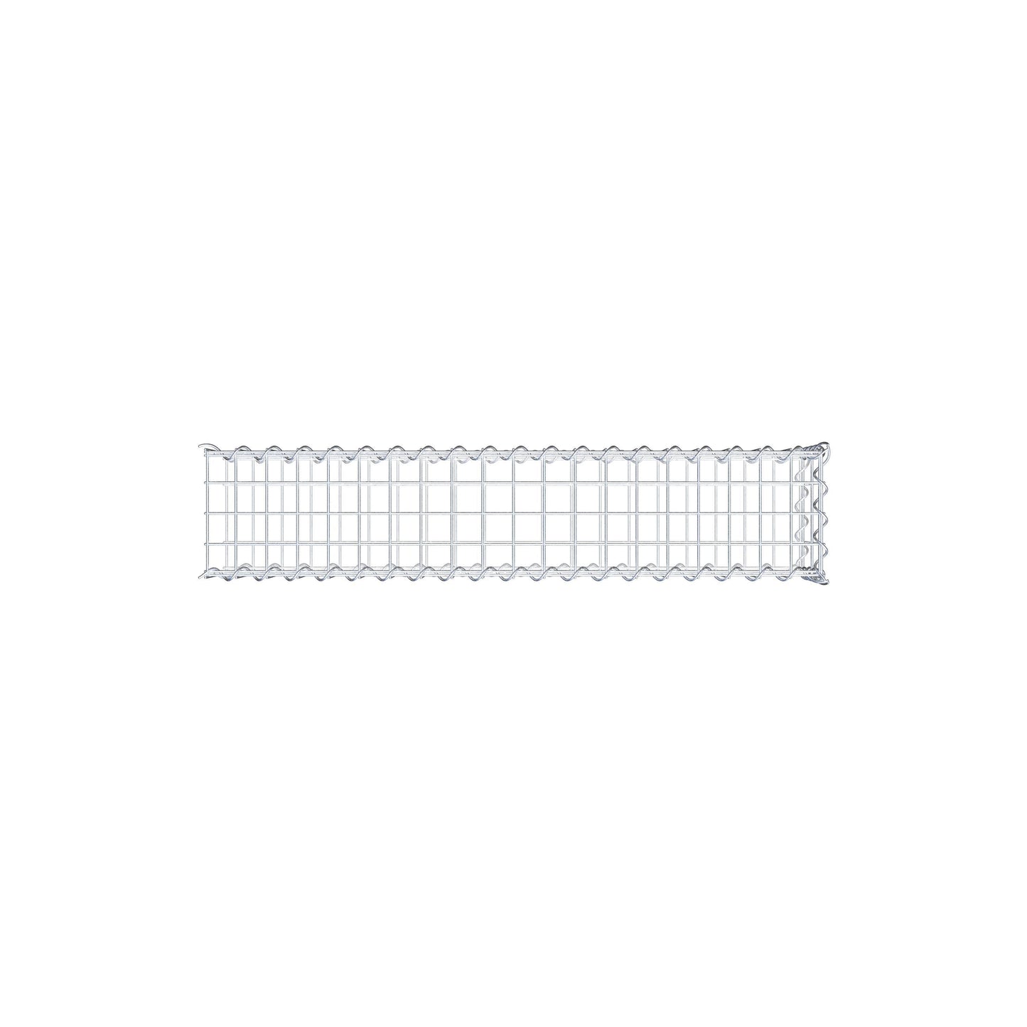 Extra gabion typ 2 100 cm x 20 cm x 20 cm (L x H x D), maskstorlek 5 cm x 10 cm, spiral