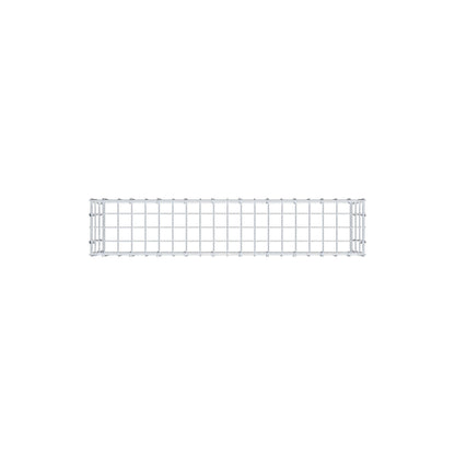 Type 3 oplegkorf 100 cm x 30 cm x 20 cm (L x H x D), maaswijdte 5 cm x 10 cm, C-ring