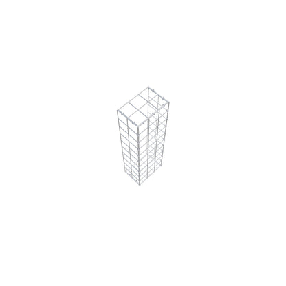 Monteret gabion type 2 100 cm x 20 cm x 30 cm (L x H x D), maskestørrelse 10 cm x 10 cm, C-ring