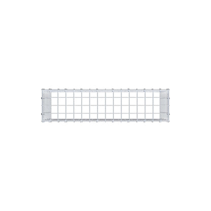 Anbaugabione Typ 3 80 cm x 40 cm x 20 cm (L x H x T), Maschenweite 5 cm x 5 cm, C-Ring