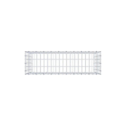 Gabione 100 cm x 60 cm x 30 cm (L x H x T), Maschenweite 5 x 10 cm, Spiralring