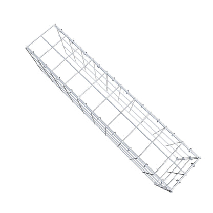 Mounted gabion type 4 100 cm x 30 cm x 20 cm (L x H x D), mesh size 10 cm x 10 cm, C-ring