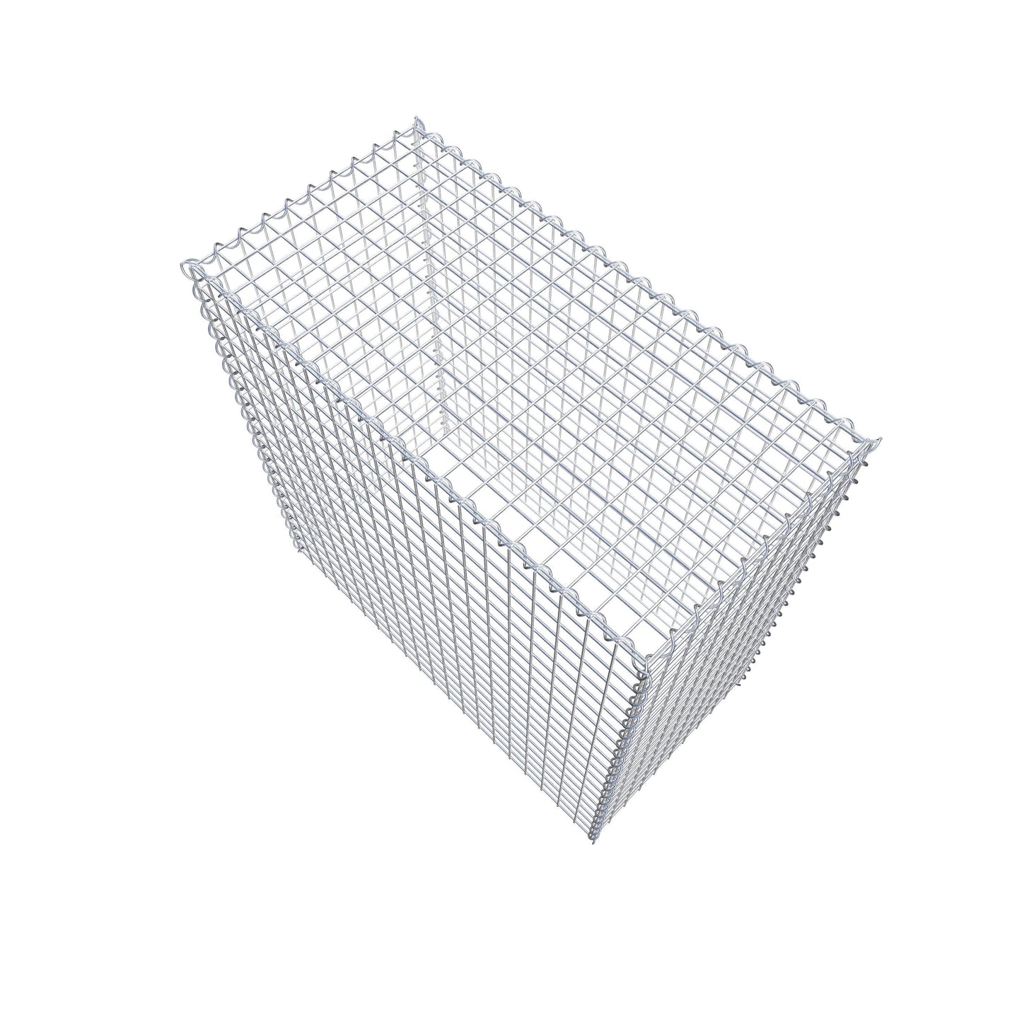 Gavión complementario tipo 3 100 cm x 100 cm x 50 cm (L x A x P), malla 5 cm x 5 cm, espiral
