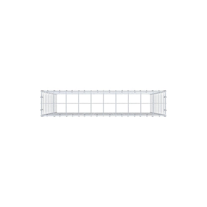 Anbaugabione Typ 3 100 cm x 100 cm x 20 cm (L x H x T), Maschenweite 10 cm x 10 cm, C-Ring