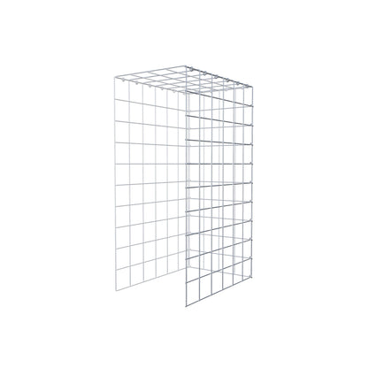 Gavión complementario de tipo 4 100 cm x 60 cm x 40 cm (L x A x P), malla 10 cm x 10 cm, anillo en C