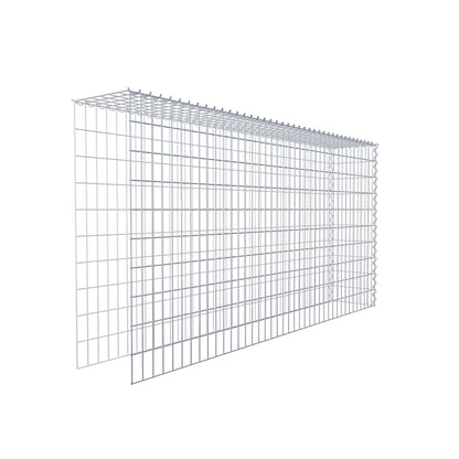 Add-on schanskorf type 4 200 cm x 100 cm x 30 cm (L x H x D), maaswijdte 5 cm x 10 cm, spiraalvormig