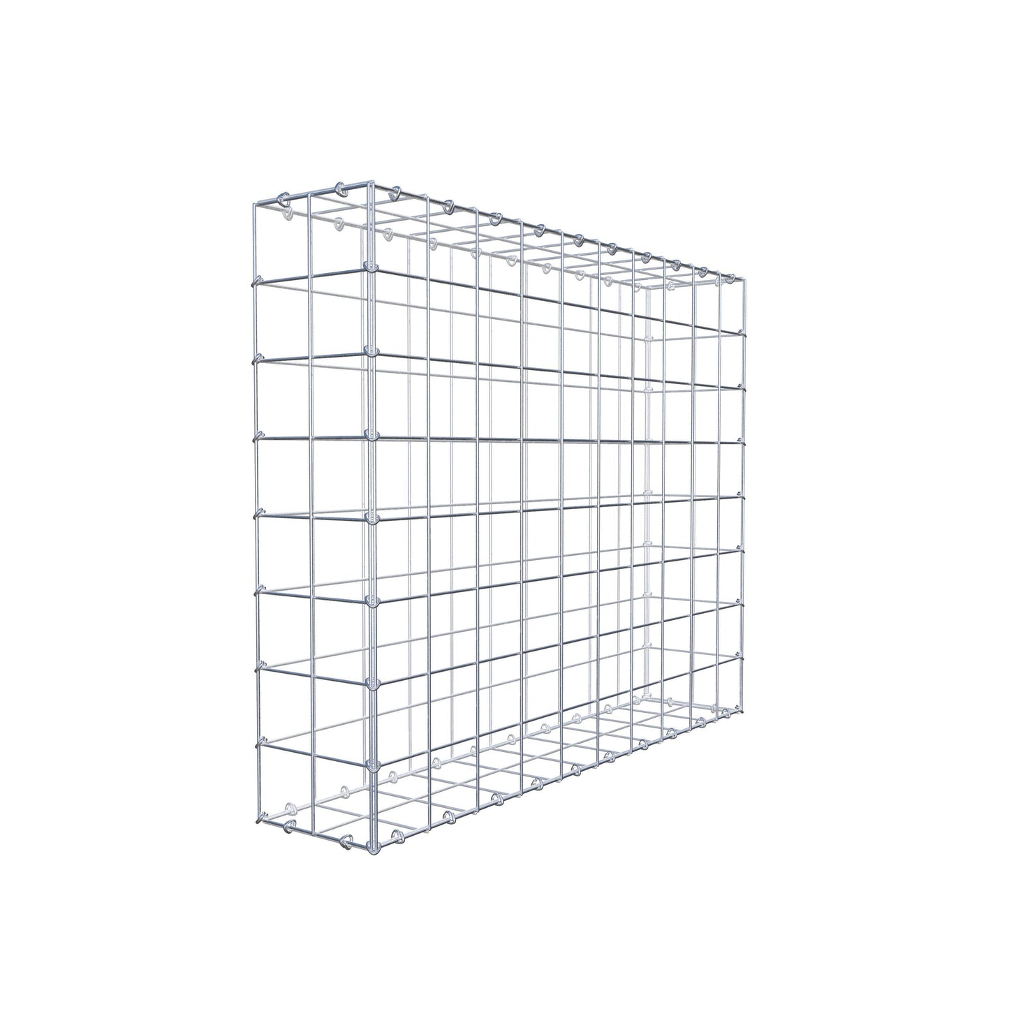 Schanskorf 100 cm x 80 cm x 20 cm (L x H x D), maaswijdte 10 cm x 10 cm, C-ring