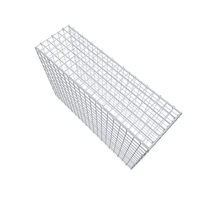 Gabion 100 cm x 70 cm x 30 cm (L x H x D), maskestørrelse 5 cm x 5 cm, C-ring