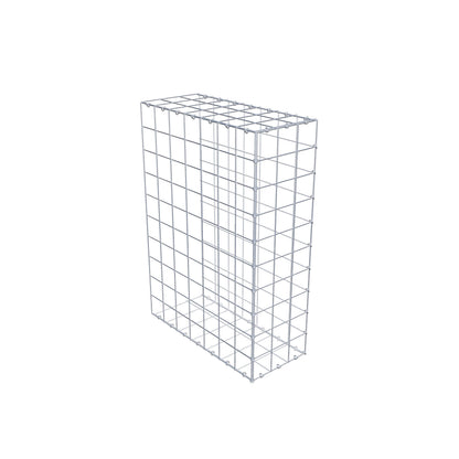 Mounted gabion type 2 100 cm x 70 cm x 30 cm (L x H x D), mesh size 10 cm x 10 cm, C-ring
