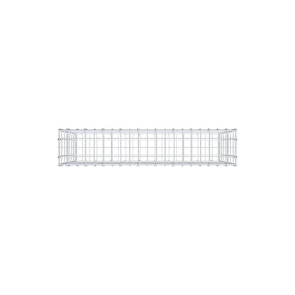 Gabion 100 cm x 70 cm x 20 cm (L x H x P), mailles 5 cm x 10 cm, anneau en C