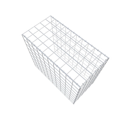 Mounted gabion type 4 100 cm x 90 cm x 50 cm (L x H x D), mesh size 10 cm x 10 cm, C-ring